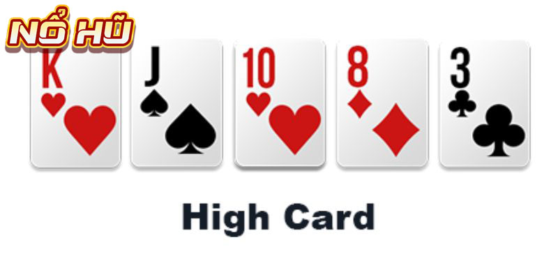 Thứ tự bài Poker ví dụ về bài high card